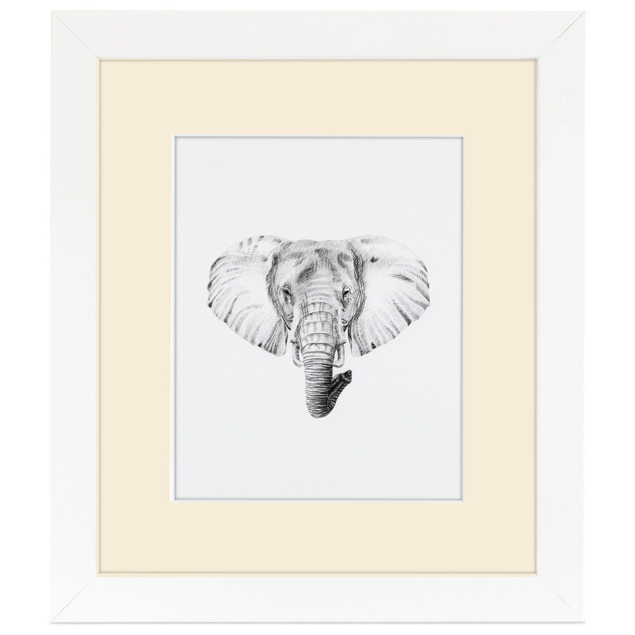 ArtToFrames 22x30" Matted Picture Frame with 18x26" Single Mat Photo Opening Framed in 1.25" White and 2" Mat (FWM-3966-22x30)